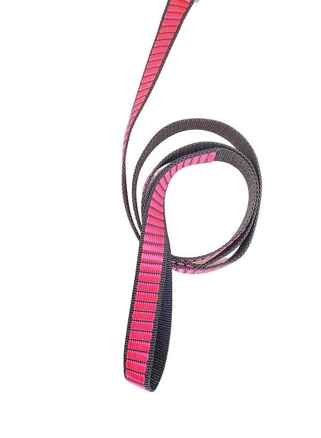 KittuPet Dog Harness Leash Set Adjustable, Leash with Harness Set Printed Nylon Puppy Harness for Small & Medium Dogs (0.5 INCH) (Red) - Image 3